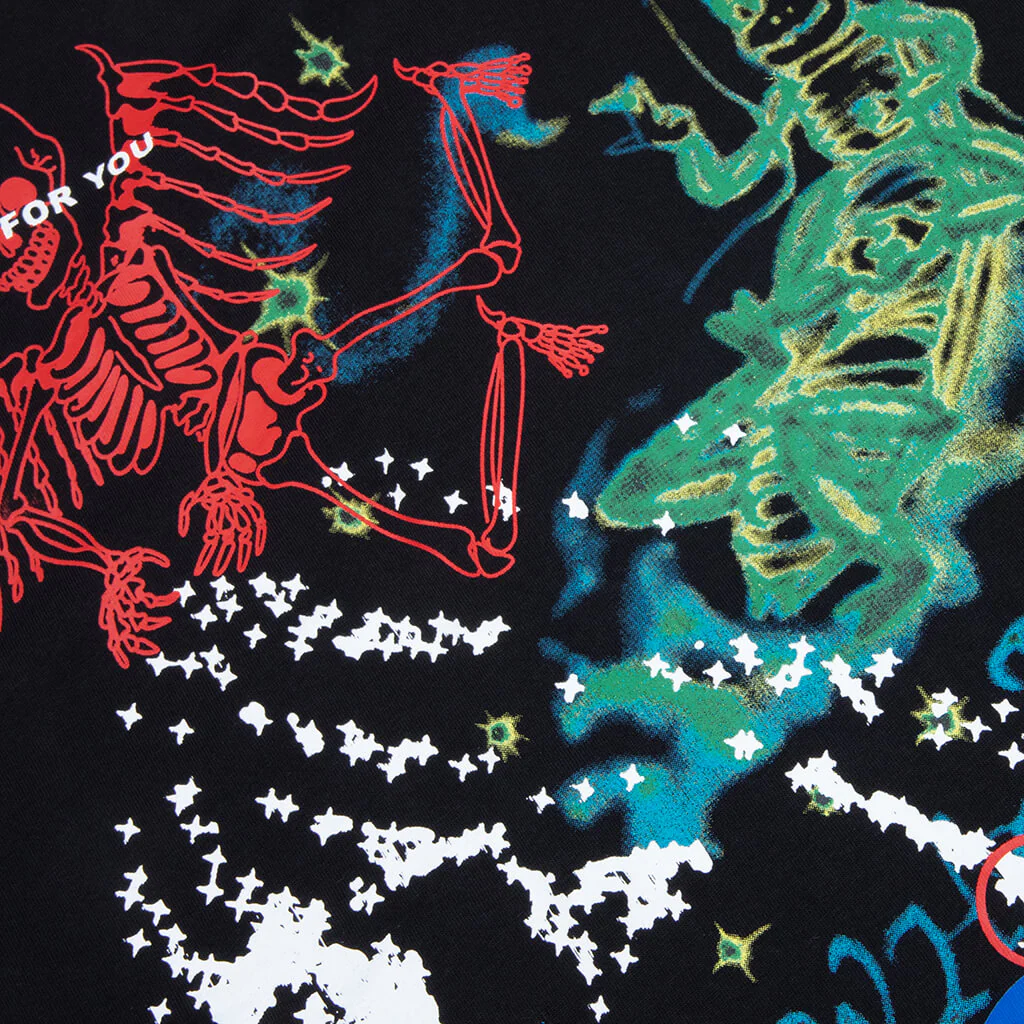 Winter Test Print Tee - Black - Image 3