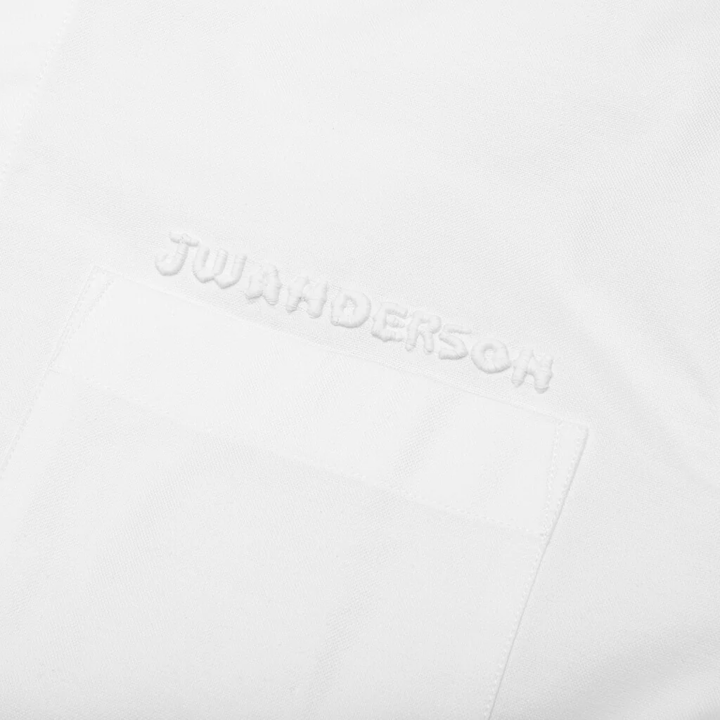 Classic Fit Logo Pocket Shirt - White - Image 4