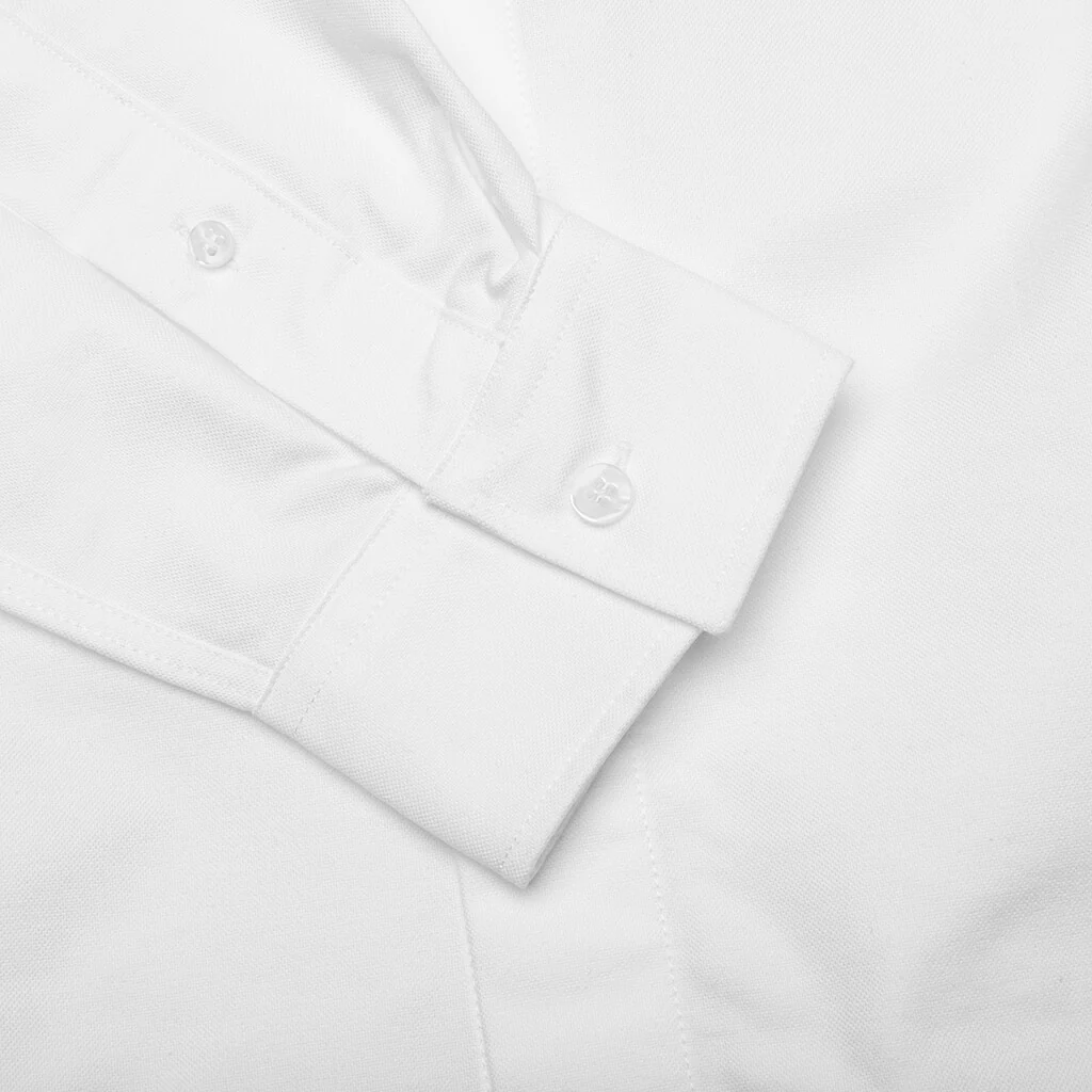 Classic Fit Logo Pocket Shirt - White - Image 5