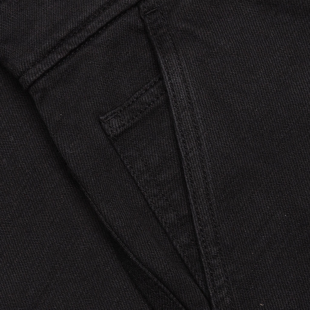 High Waist Wide Leg Trousers - Black - Image 4