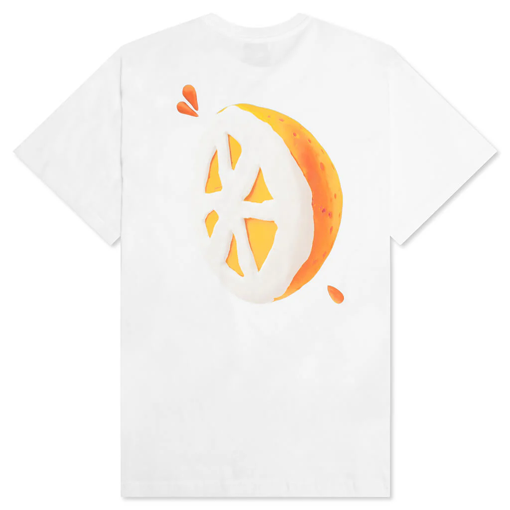 JWA Orange Print T-Shirt - White - Image 2