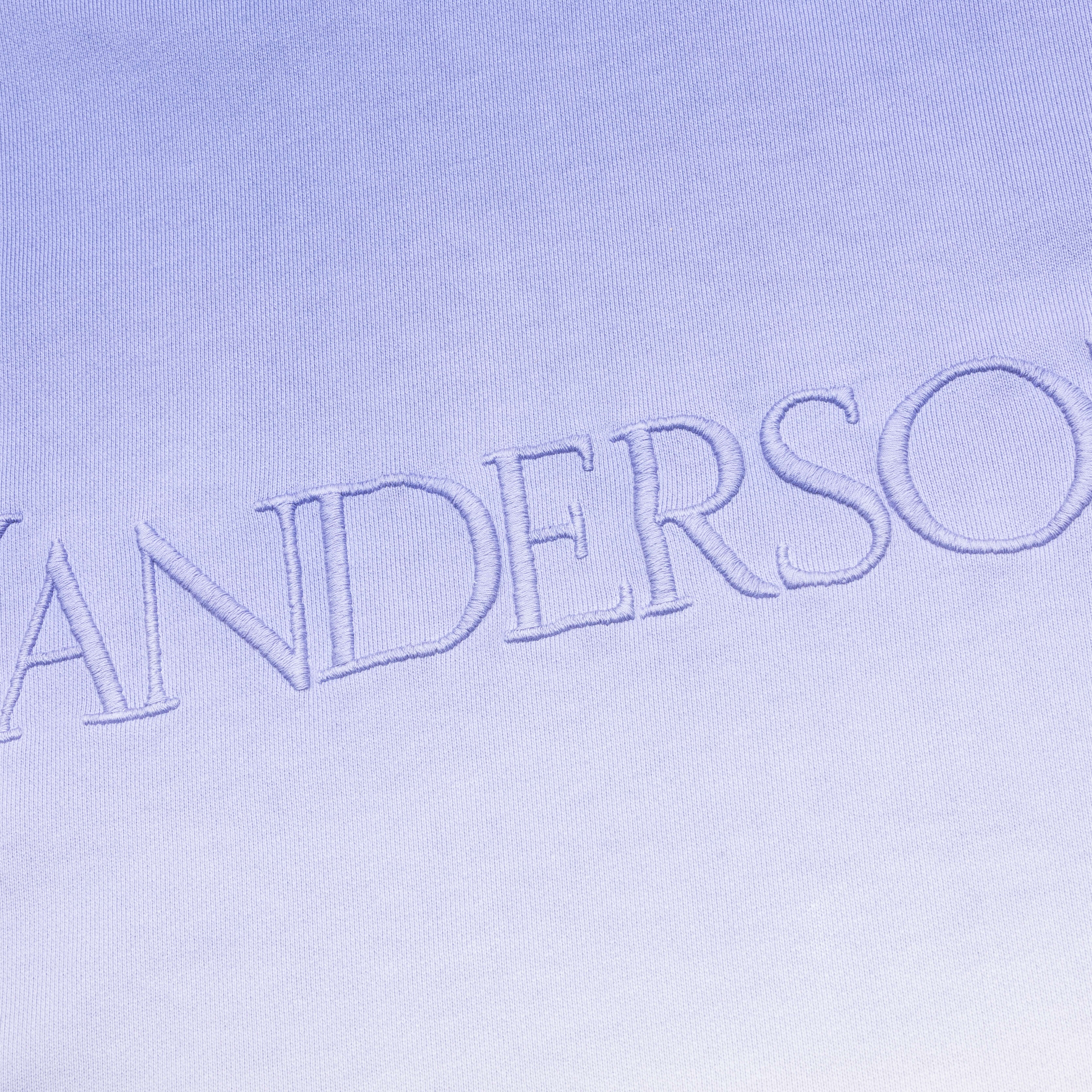 Logo Embroidery Gradient Hoodie - Lavender - Image 4