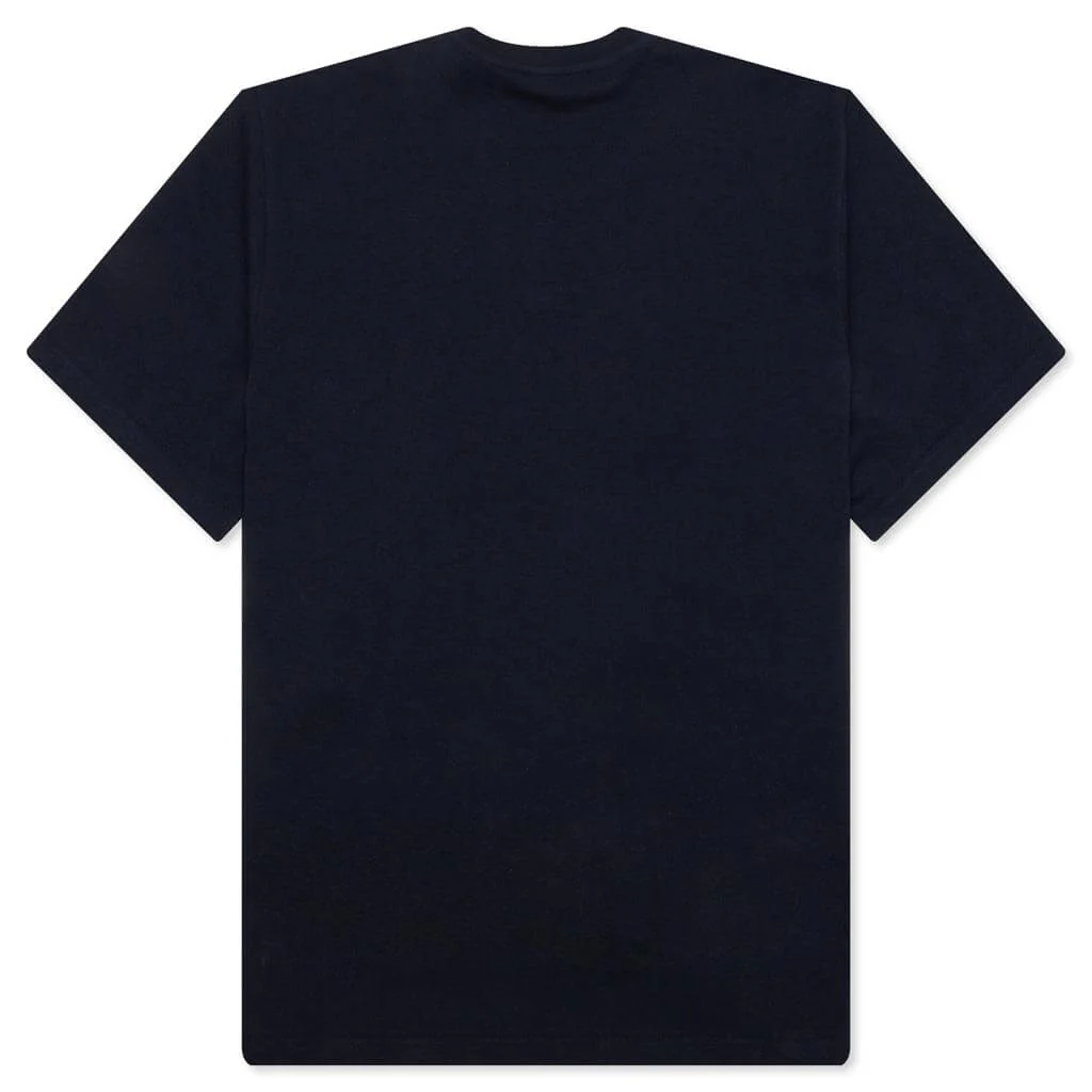 Logo Embroidery T-Shirt - Navy - Image 2