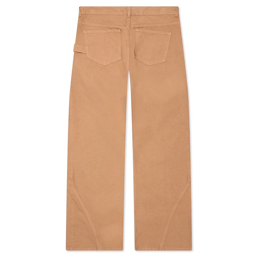 Twisted Workwear Trousers - Flax - Image 2