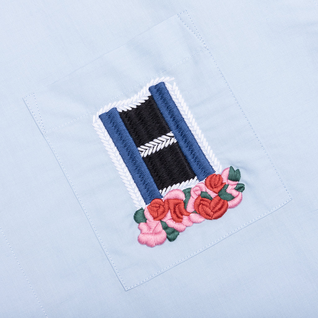 Window Embroidery Shirt - Light Blue - Image 5
