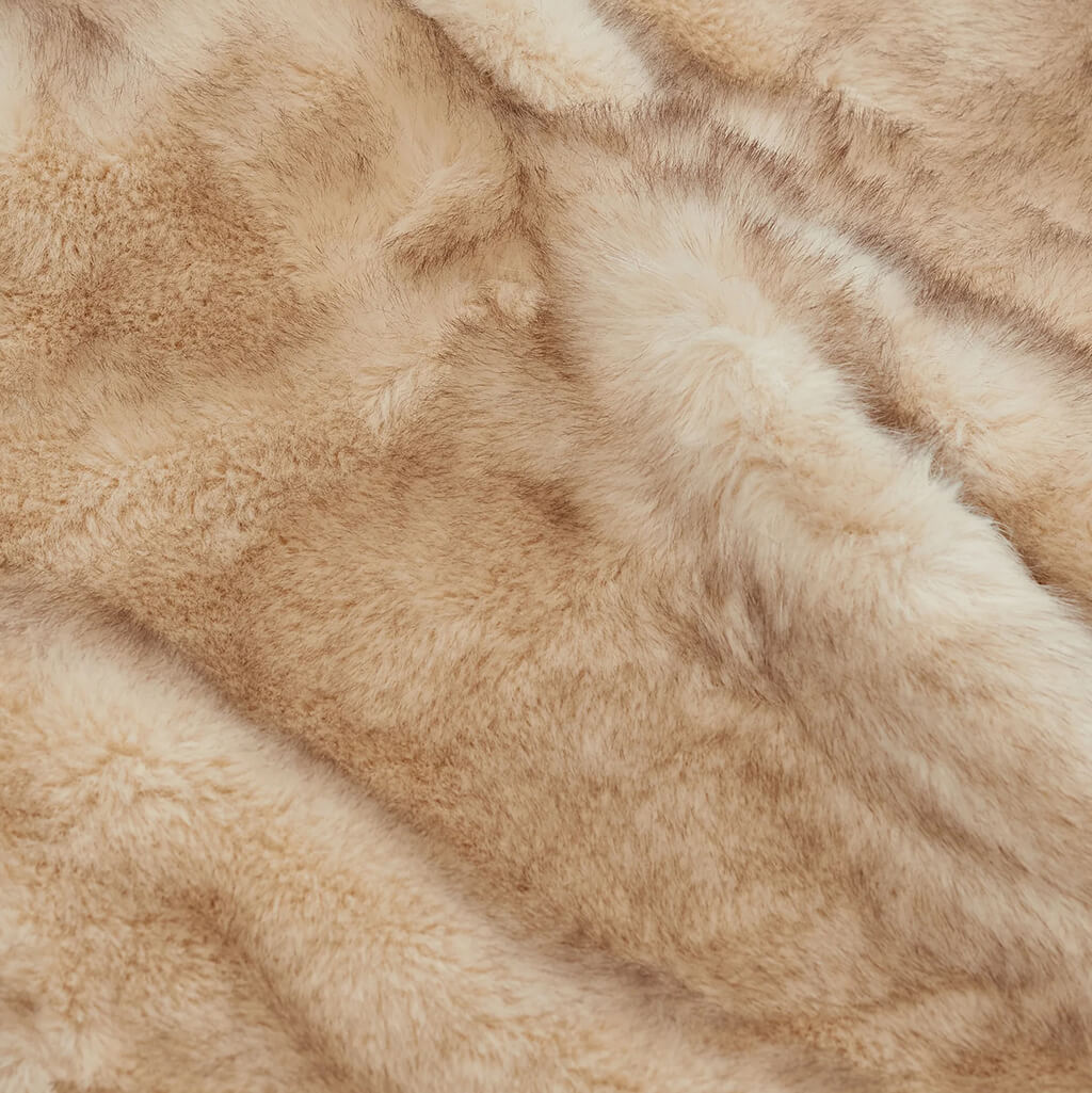 Fur Hoodie - Cream - Image 3