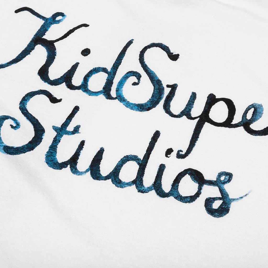 Script Logo Tee - White - Image 3