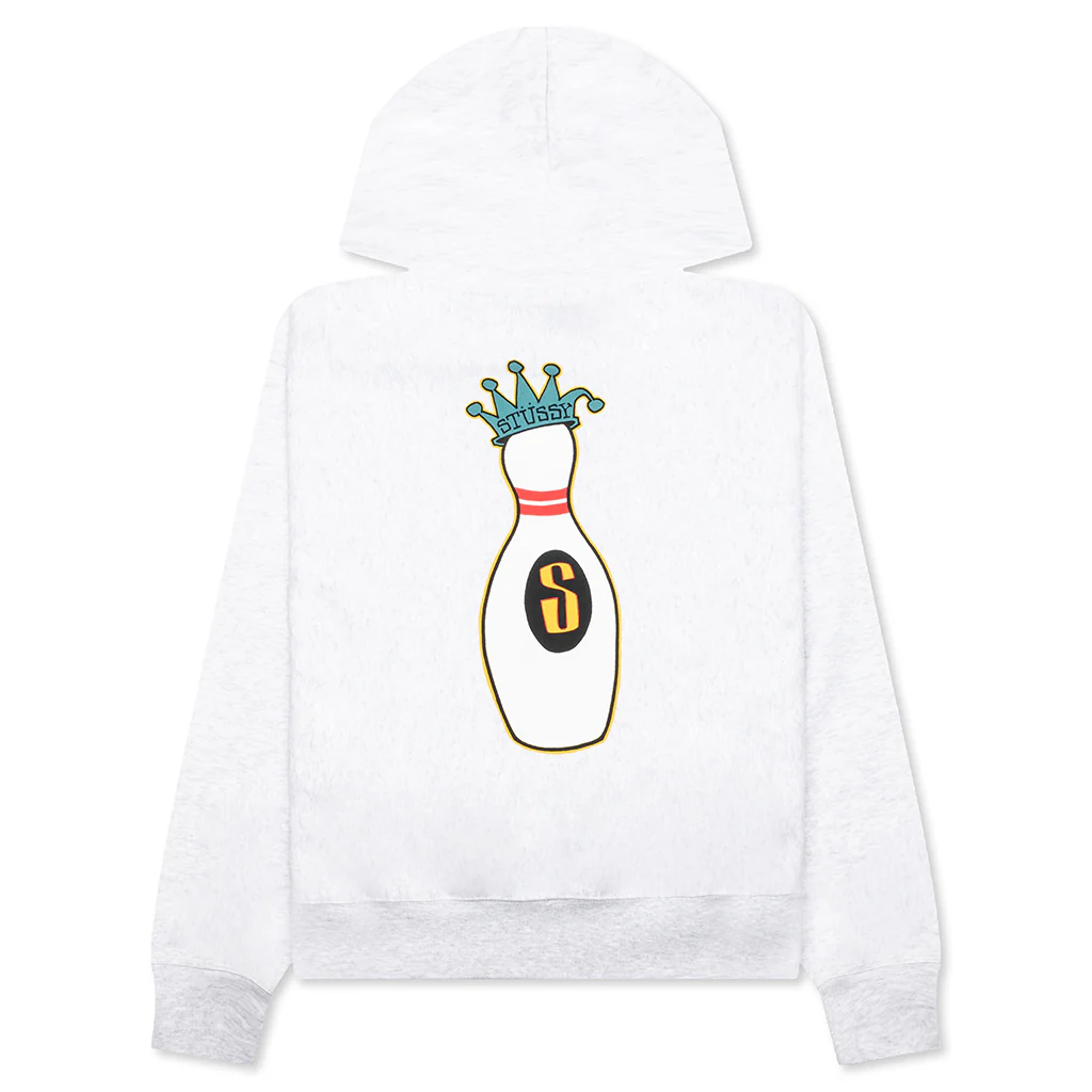 Kingpin Zip Hoodie - Ash Heather - Image 2
