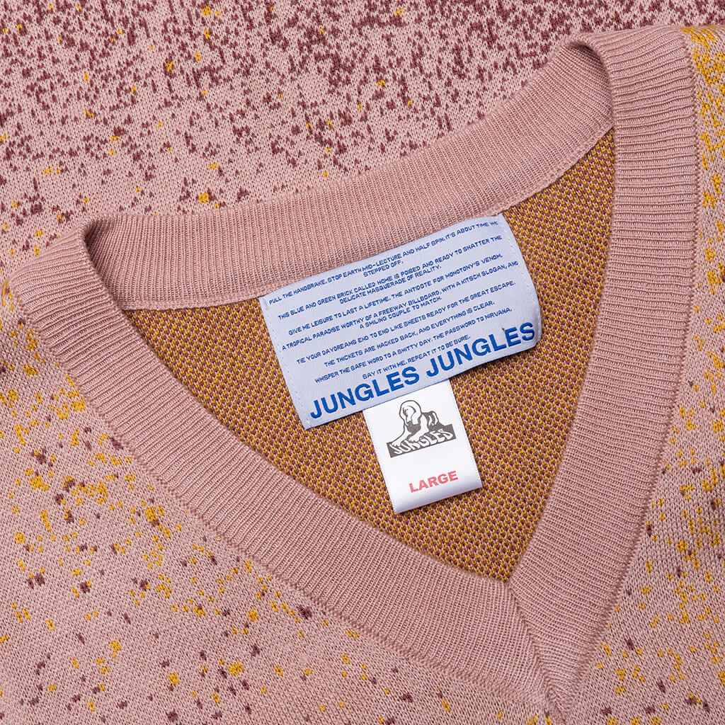 Knitted Gradient Vest - Multi - Image 3