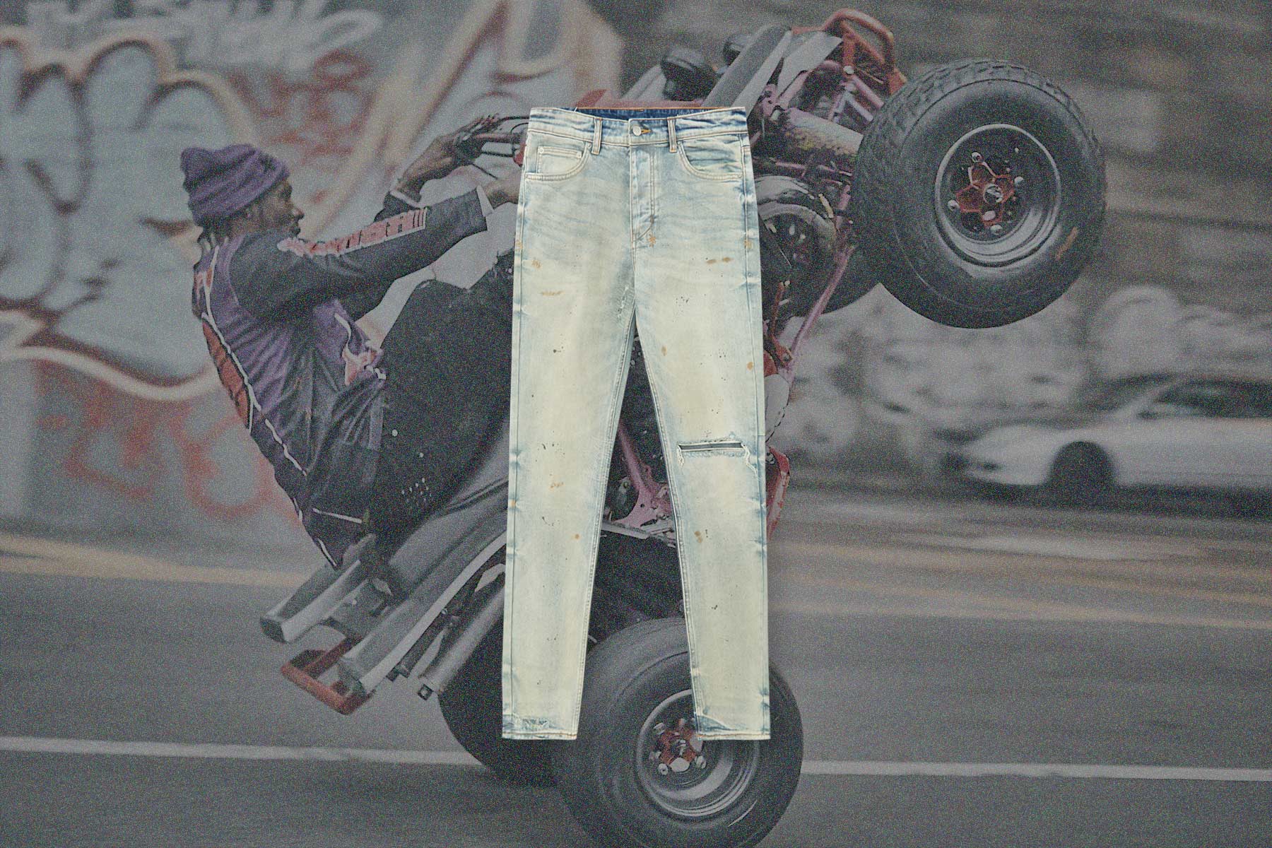 Ksubi x ASAP TyY Chitch Pant - Oil Slicker - Image 6