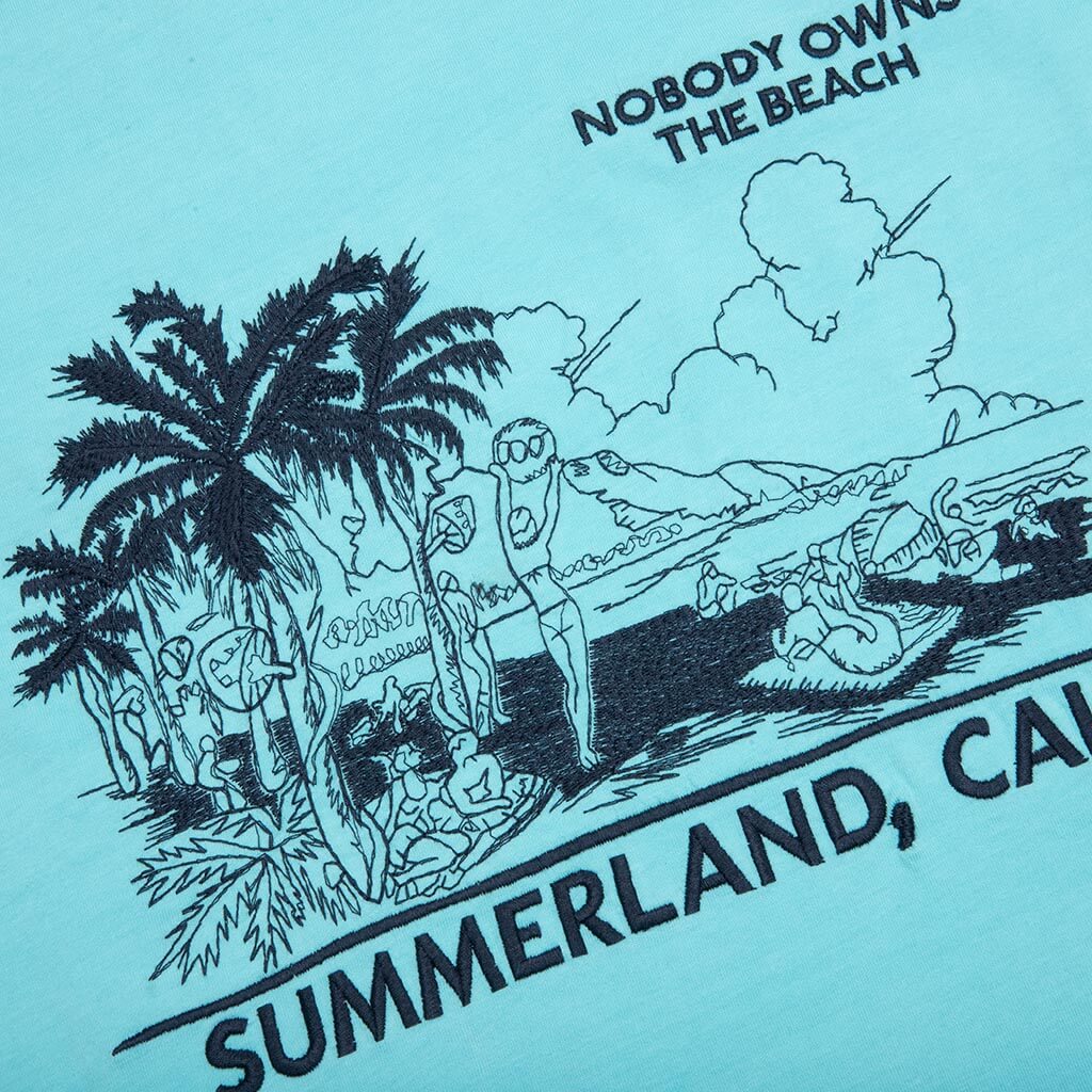 Landscape Muscle T-Shirt - Faded Marine Blue - Image 4