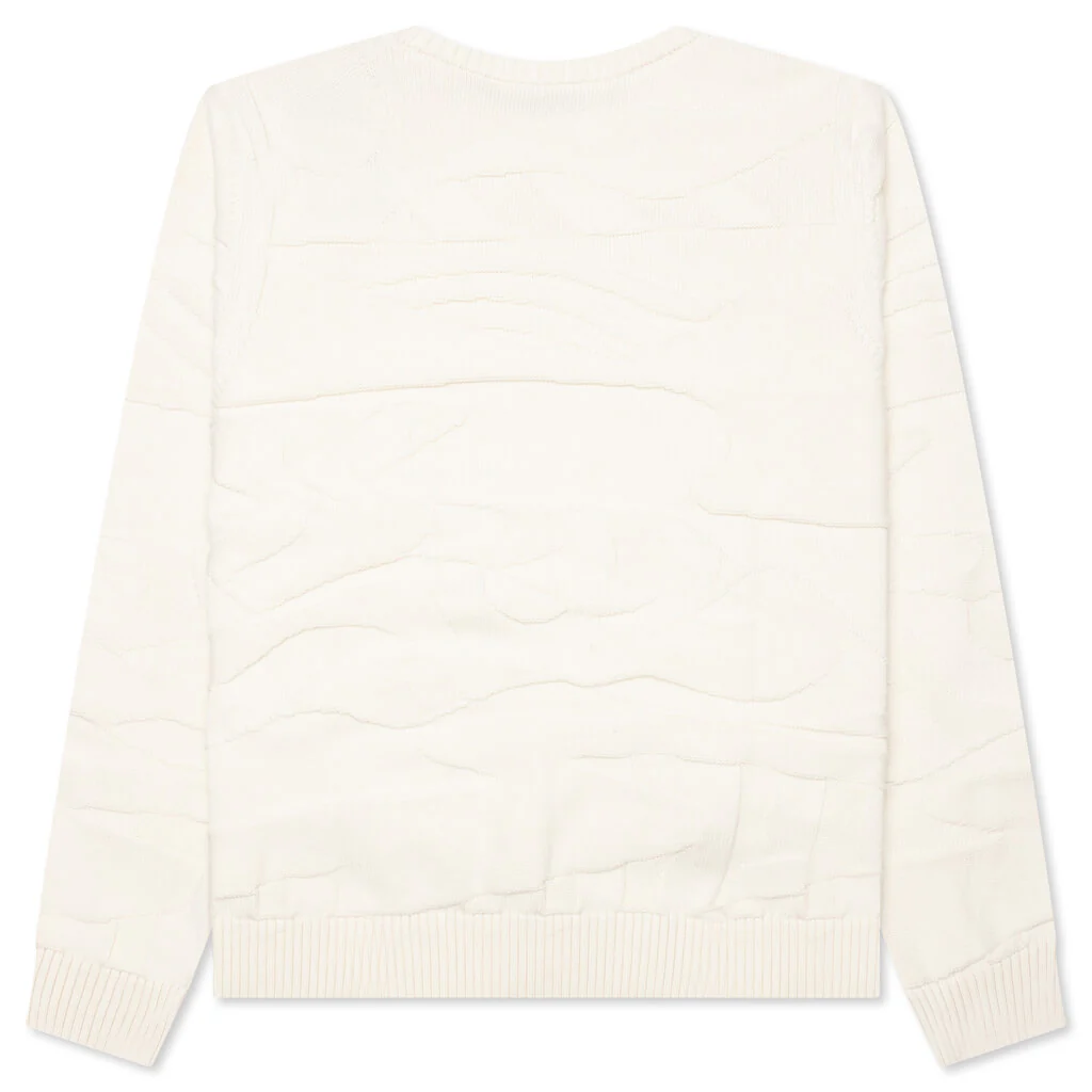 Landscaped Knitted Pullover - Off White - Image 2