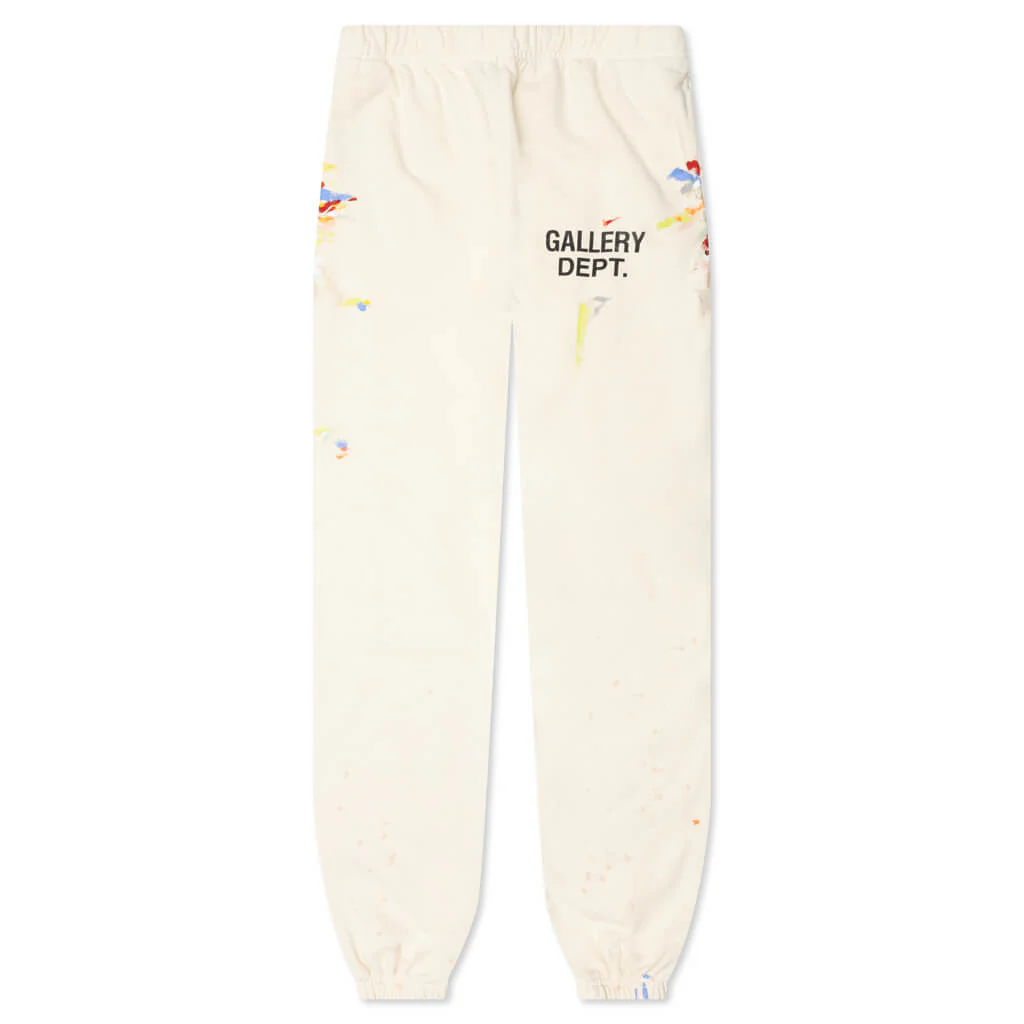 Logo Sweatpants - Antique White