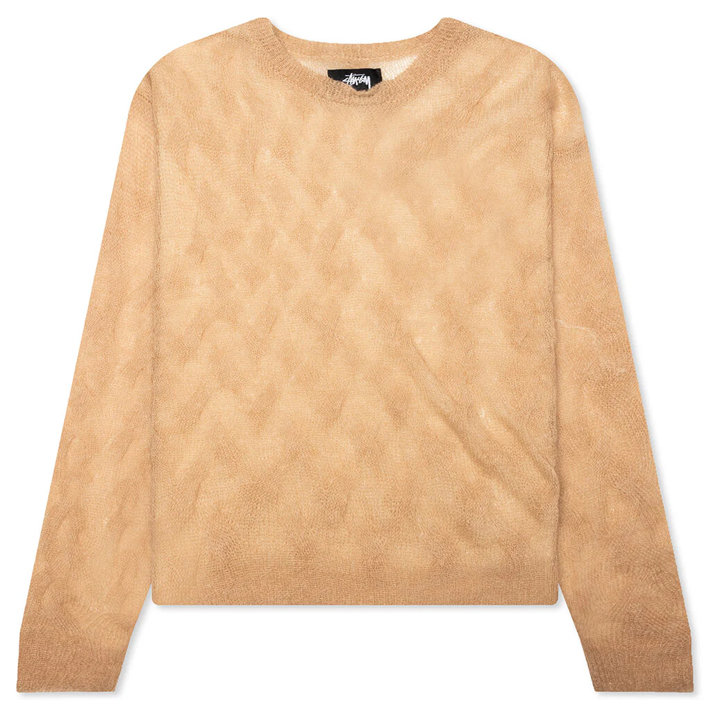 Loose Knit Cross Cable - Sand