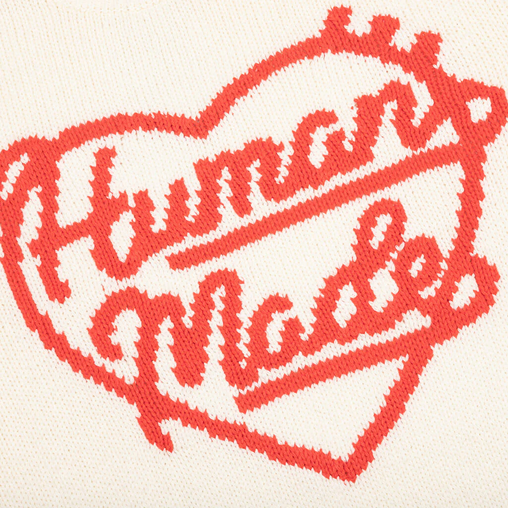 Low Gauge Knit Sweater - White - Image 3