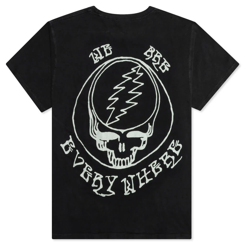 Grateful Dead Everywhere Tee - Black - Image 2