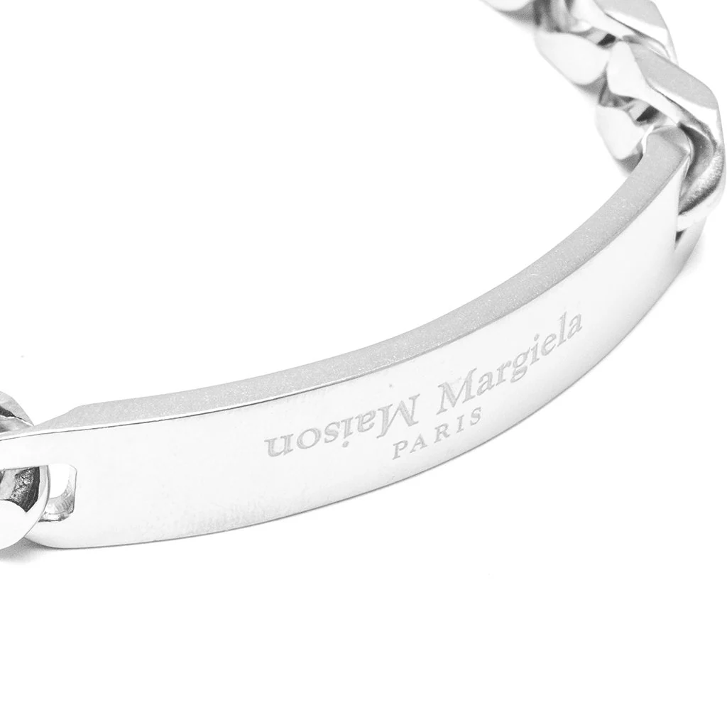 Flipped Logo Bracelet - Palladio Burattato - Image 3