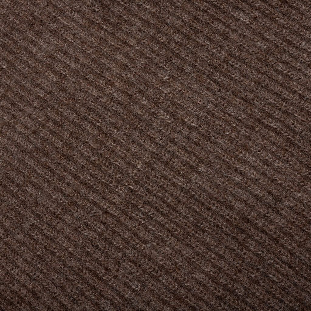 Button-Up Long-Sleeved Cardigan - Walnut - Image 5