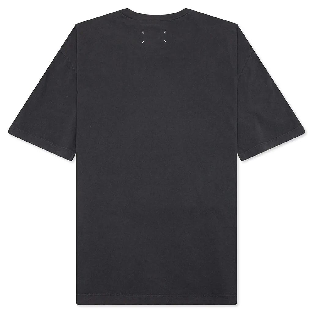 Number Logo Cotton T-Shirt - Washed Black - Image 2