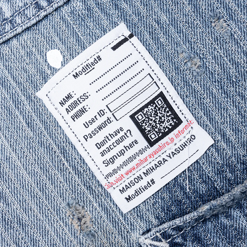 Aged Chore Jacket - Indigo - Image 4