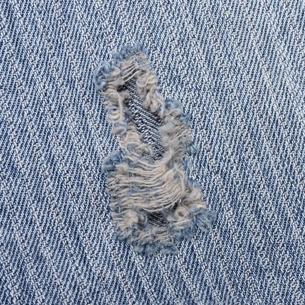 Aged Chore Jacket - Indigo - Image 5