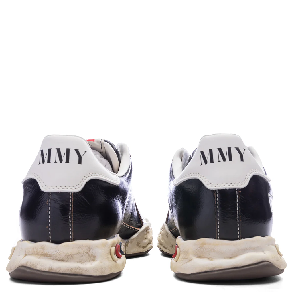 Herbie Low OG Sole Wrinkled Leather - Black - Image 4
