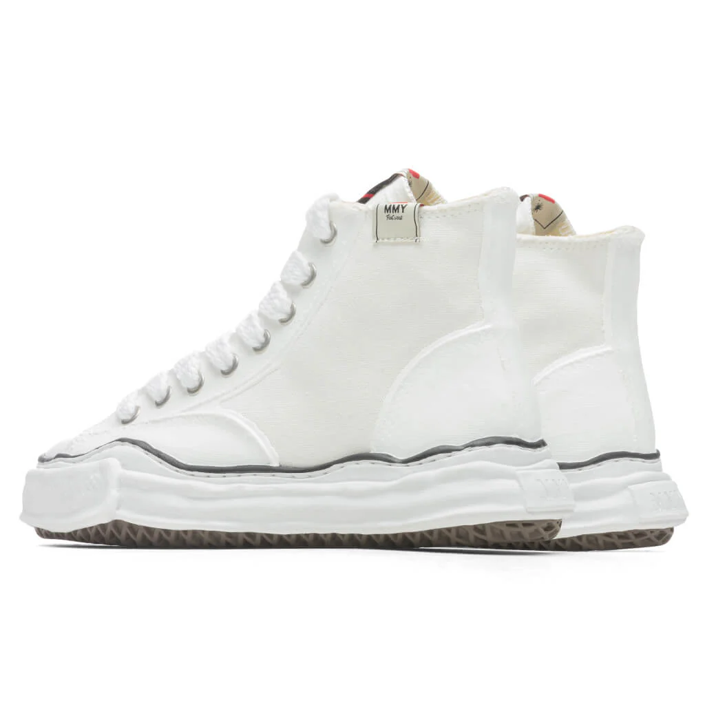 Peterson High OG Sole Rubber Painted Canvas Sneaker - White - Image 3