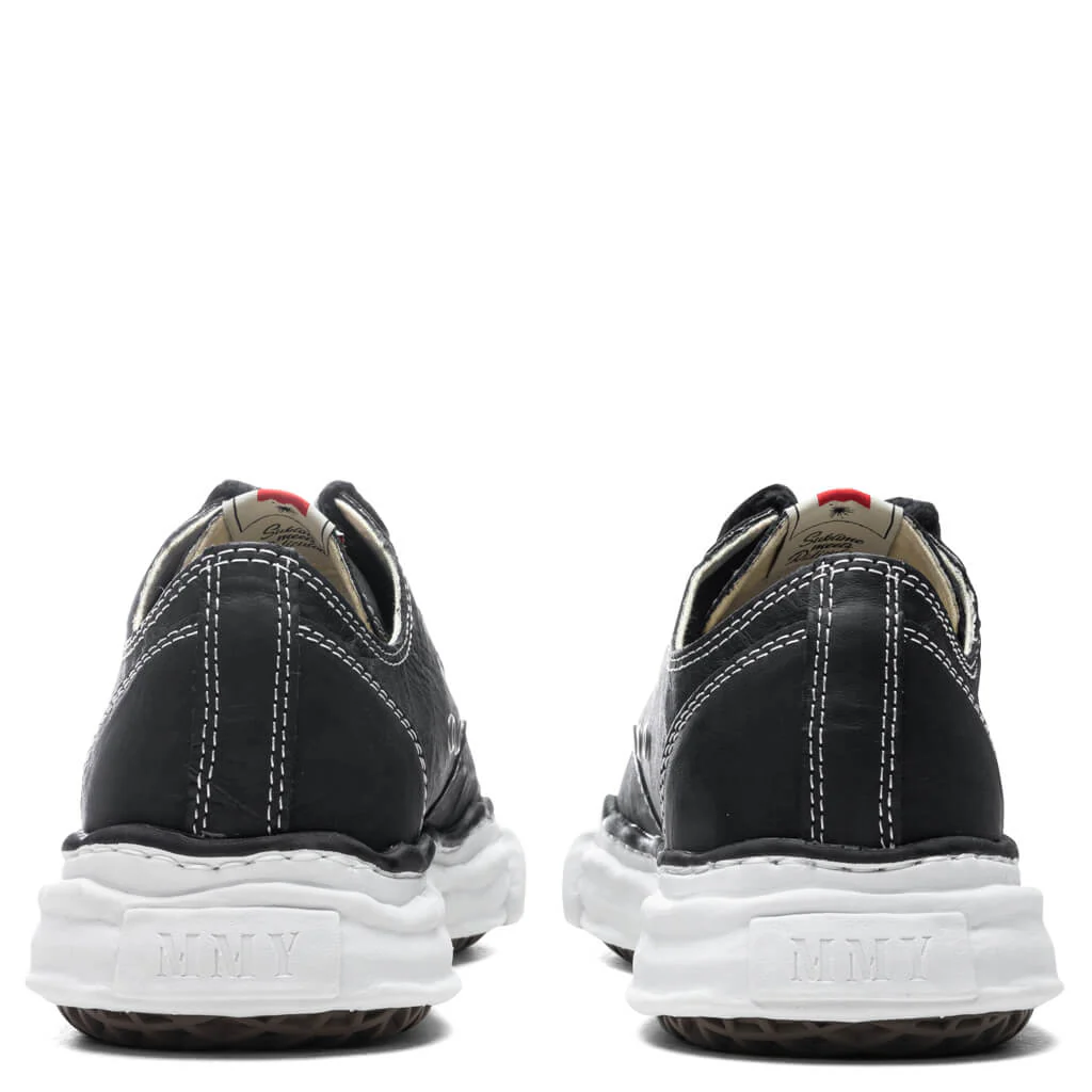 Peterson Low OG Sole Paper Like Leather Sneaker - Black - Image 4