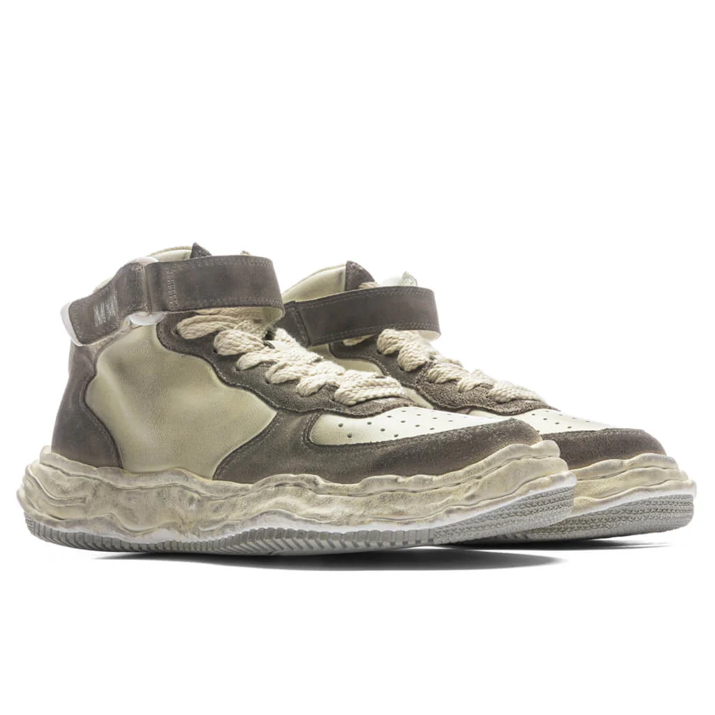Wayne High OG Sole Leather High Top - White - Image 2