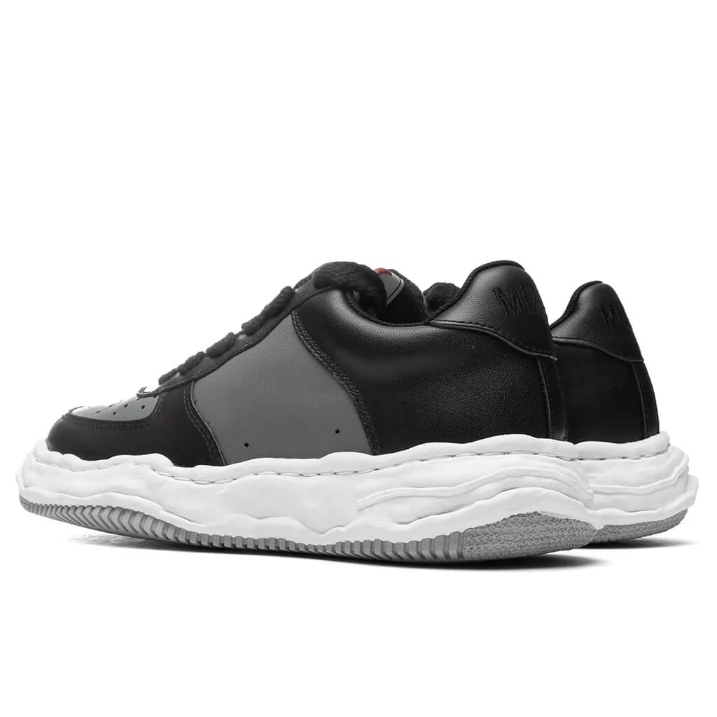 Wayne Low OG Sole Leather Sneaker - Black/Grey - Image 3