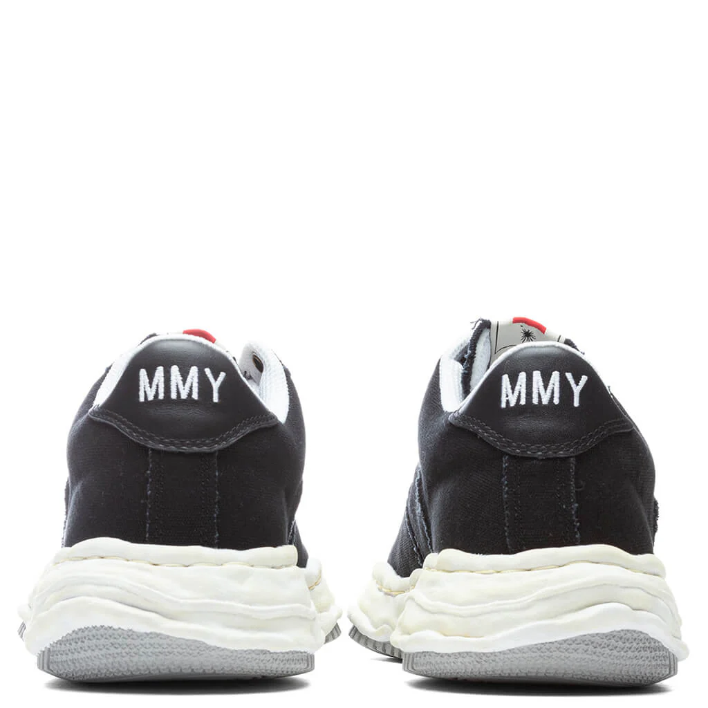Wayne Low OG Sole Washed Canvas Sneaker - Black - Image 4