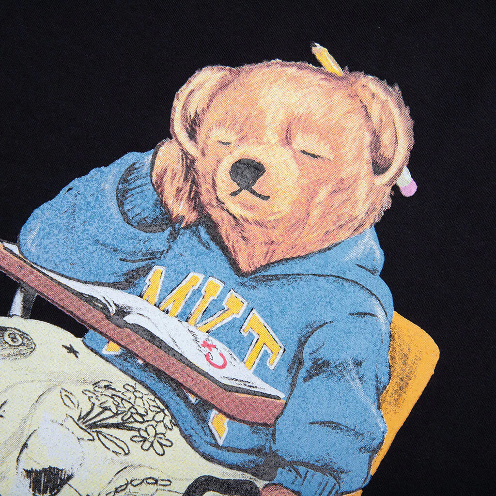Making the Grade Bear T-Shirt - Black - Image 3