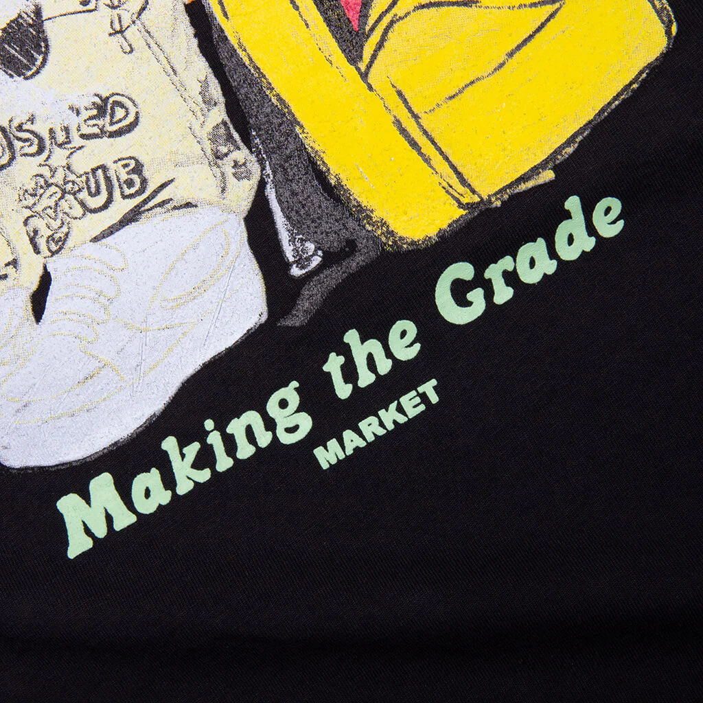 Making the Grade Bear T-Shirt - Black - Image 4