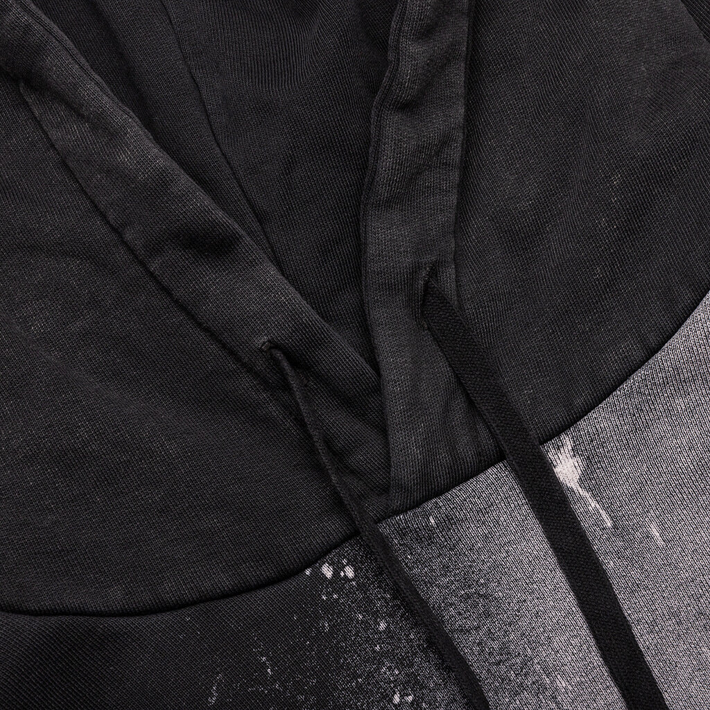 Mark Flood Oversized Graphic Hoodie - Washed Black - Image 3