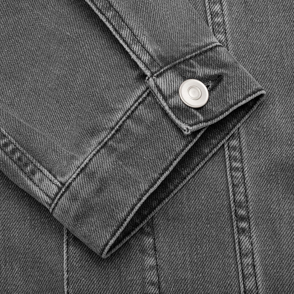 Mark Flood Square Denim Jacket - Washed Black - Image 6