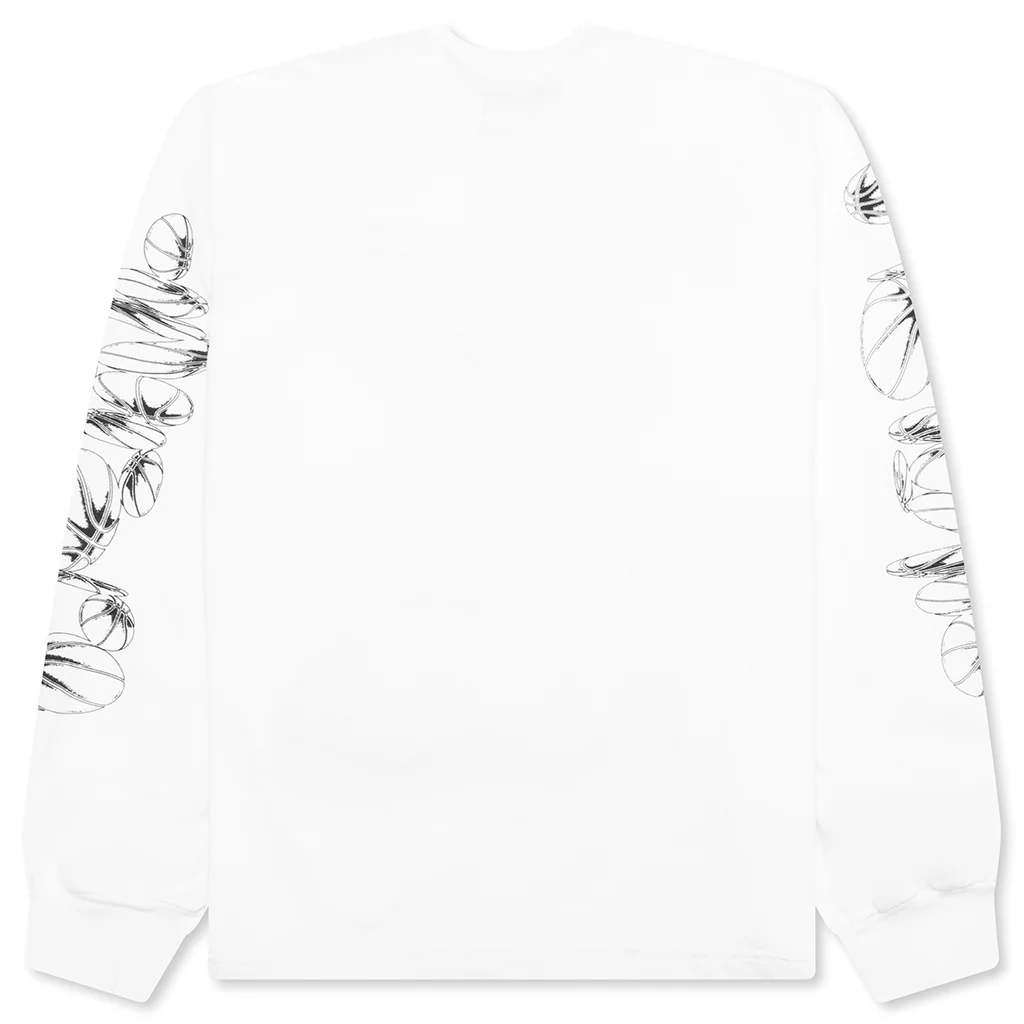 1992 L/S T-Shirt - White - Image 2
