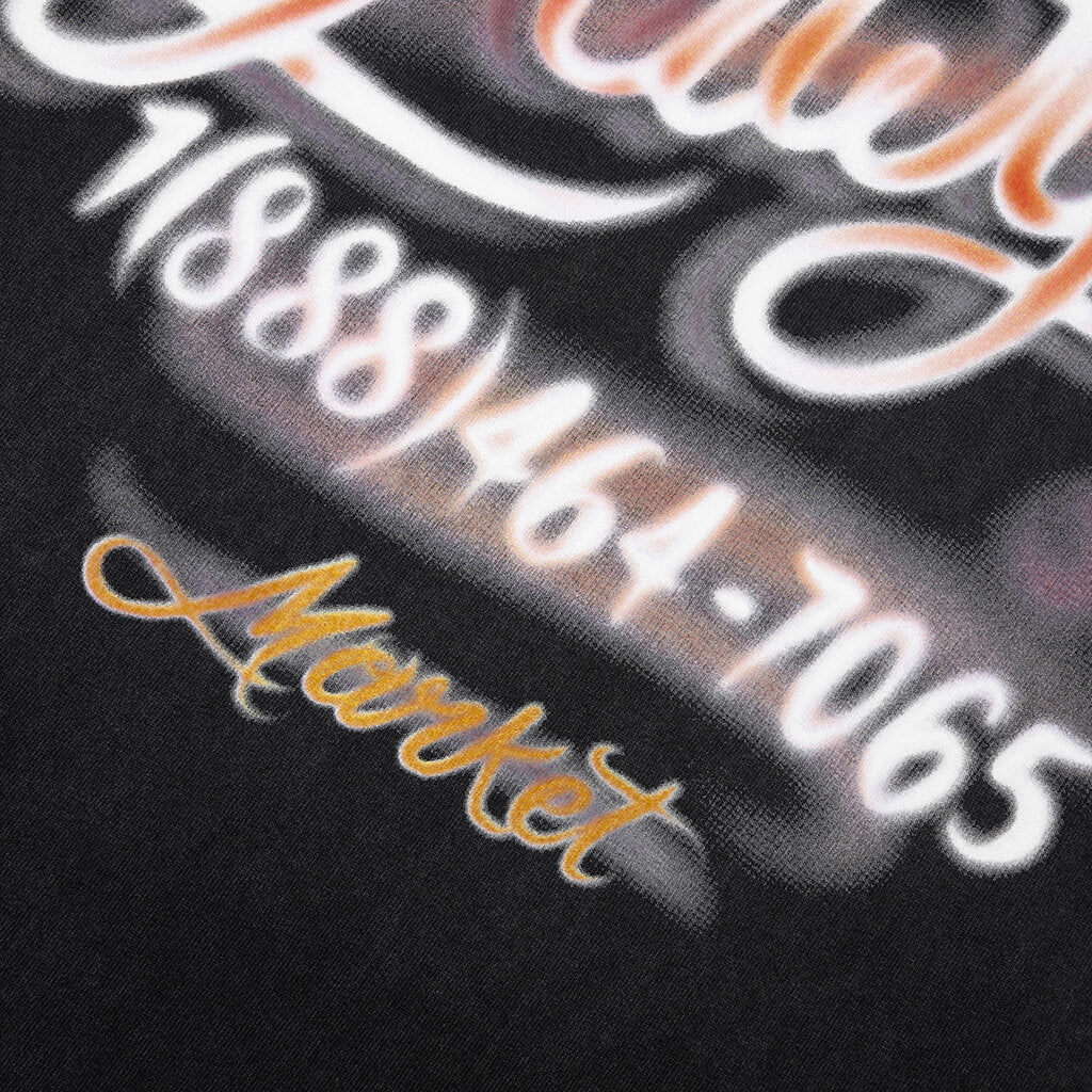 Airbrush Call My Lawyer T-Shirt - Washed Black - Image 4