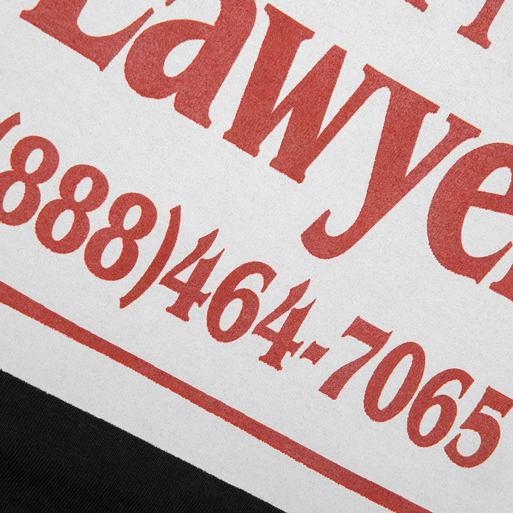 Call My Lawyer Magnet T-Shirt - Washed Black - Image 4