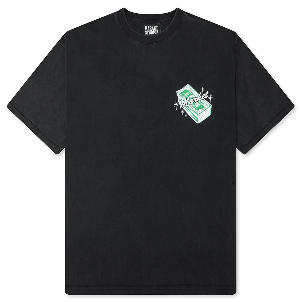 Call My Plug T-Shirt - Washed Black