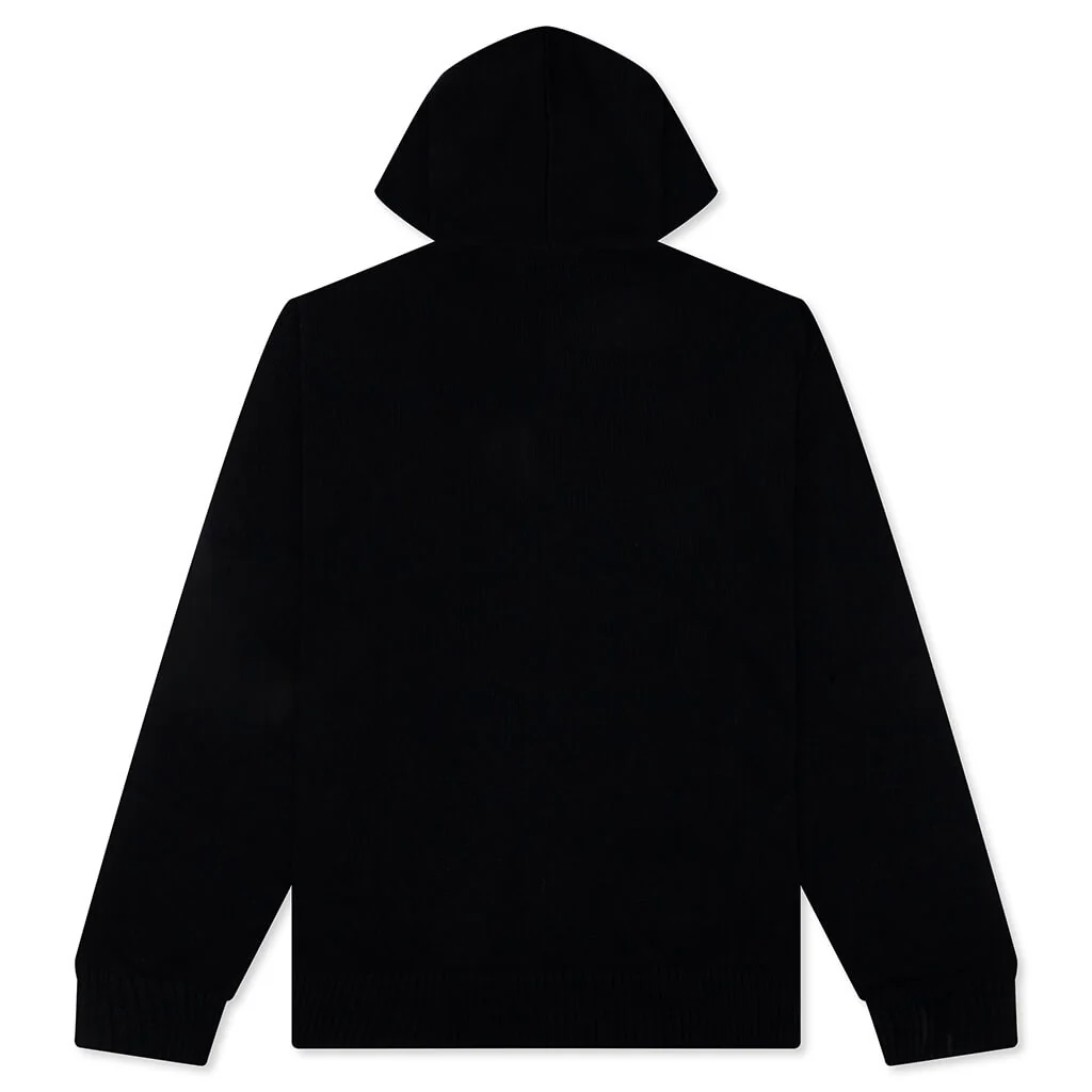 Classic Market Arc Full Zip Sweater Hoodie - Pirate Black - Image 2
