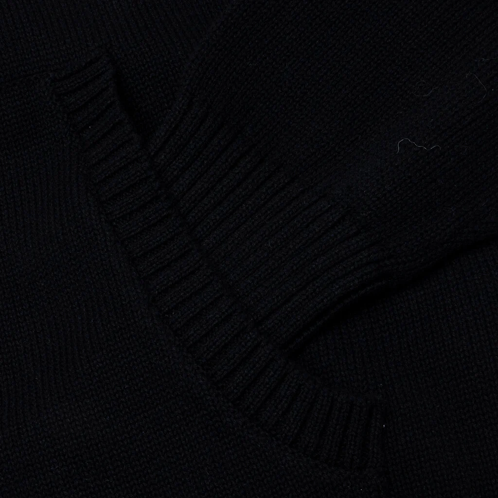 Classic Market Arc Full Zip Sweater Hoodie - Pirate Black - Image 4