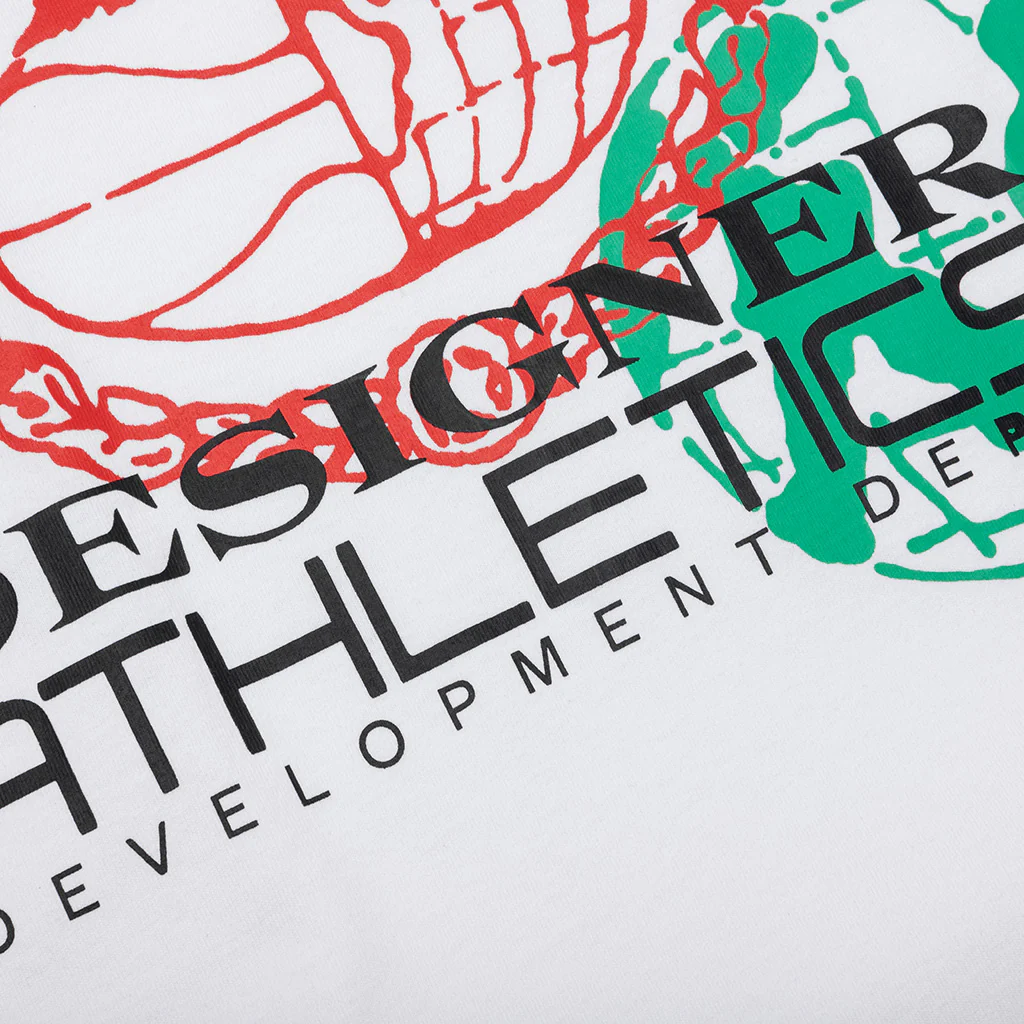 Designer Athletics T-Shirt - White - Image 4
