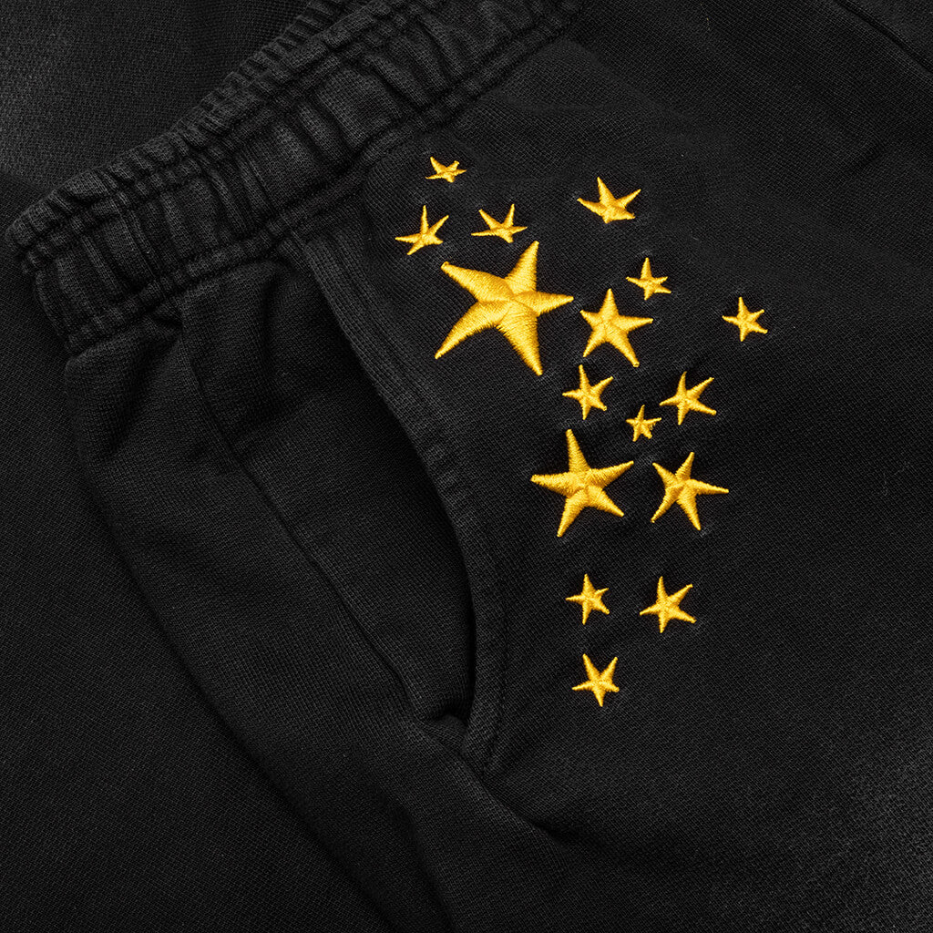 Galaxy Arc Open Bottom Sweatpants - Pirate Black - Image 3