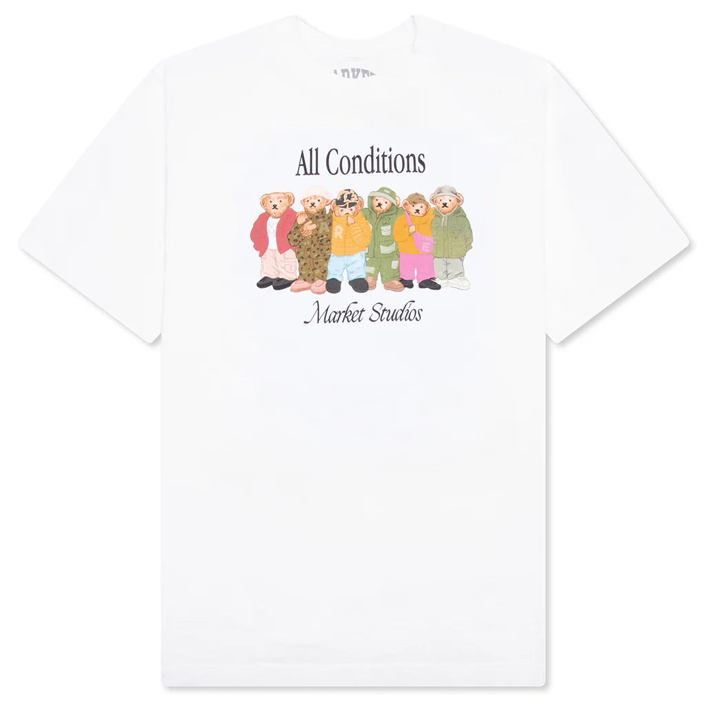 Gorpcore Bears T-Shirt - White