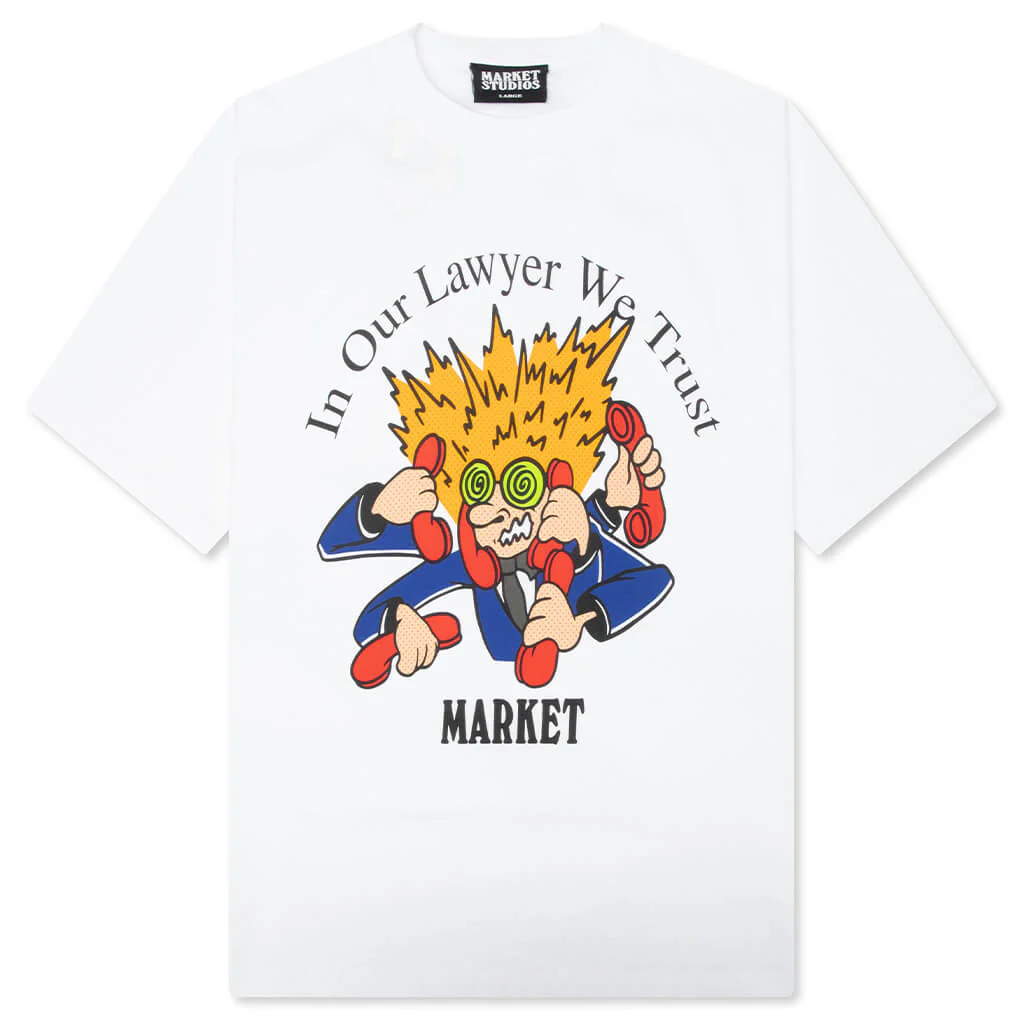 Lawyer We Trust T-Shirt - White