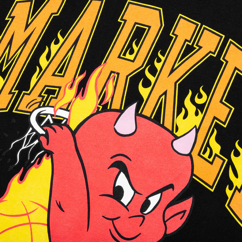 Market x Hot Stuff Dunk S/S Tee - Black - Image 3