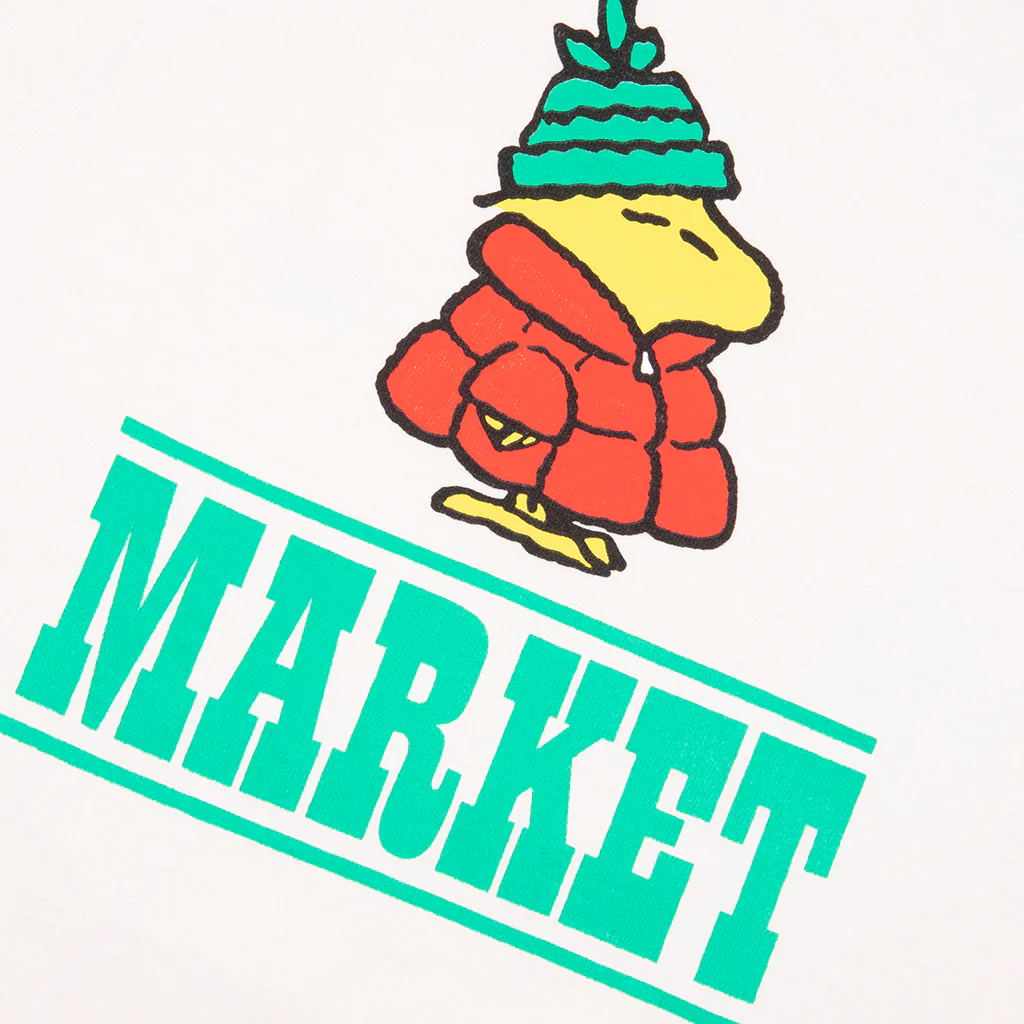 Peanuts Puffer T-Shirt - Ecru - Image 3