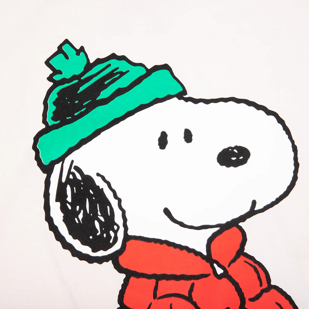 Peanuts Puffer T-Shirt - Ecru - Image 4