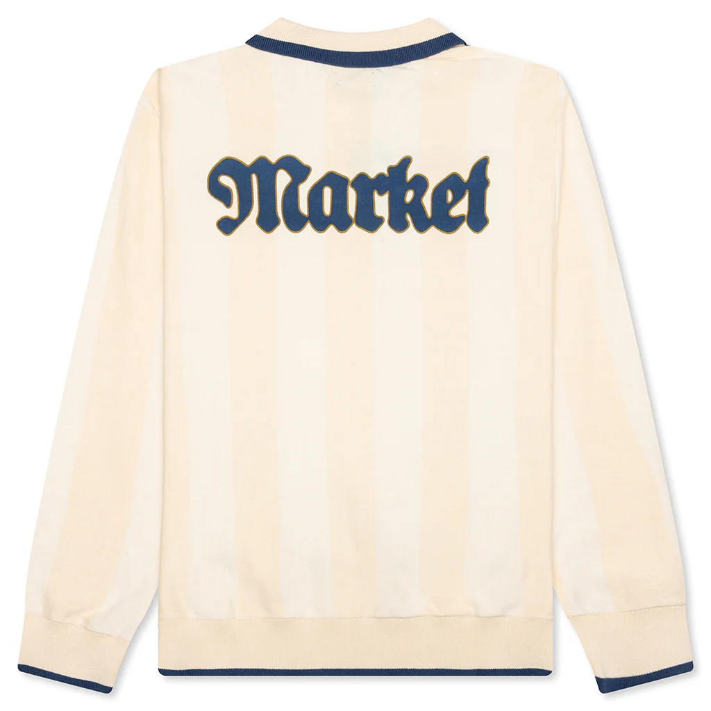 Pure Gold Collared Sweater - Butter Cream - Image 2