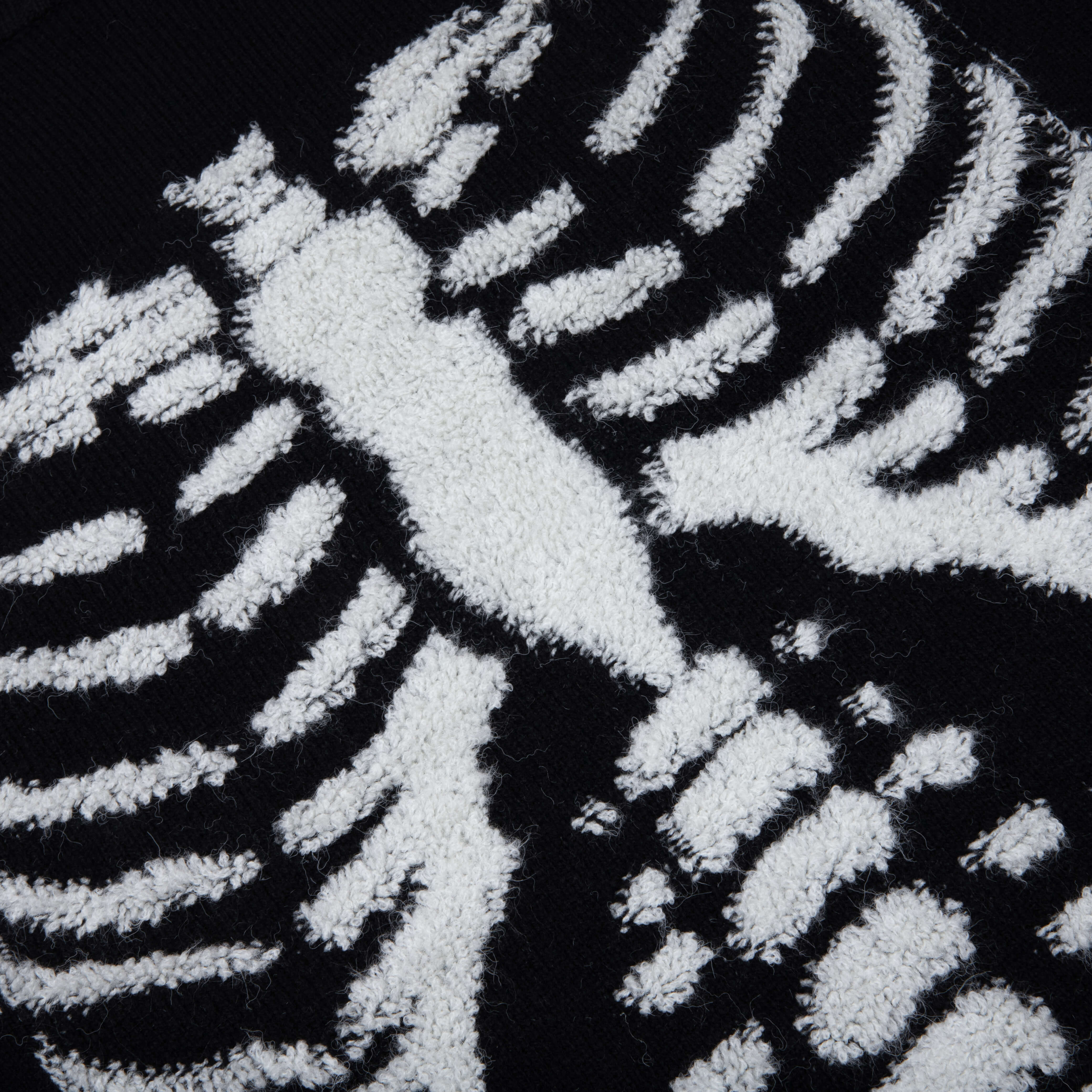 Skelly Knitted Sweater - Black/White - Image 3
